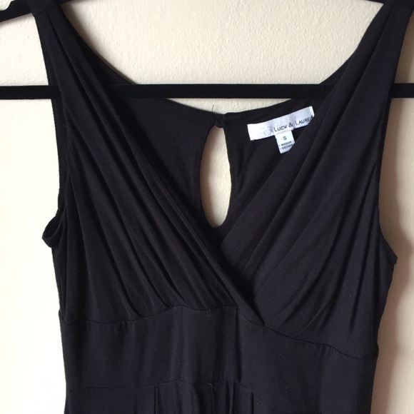Black Dress with small keyhole back, Sz. S - Picture 2 of 4